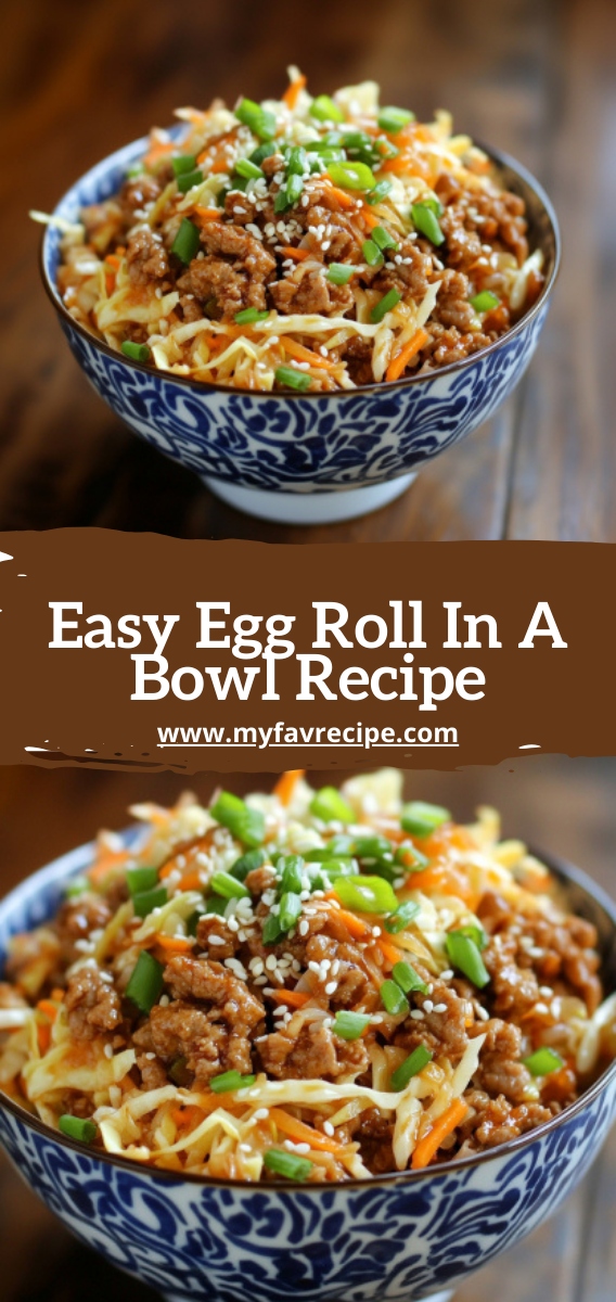 Easy Egg Roll In A Bowl Recipe