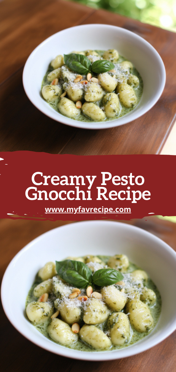 Creamy Pesto Gnocchi Recipe