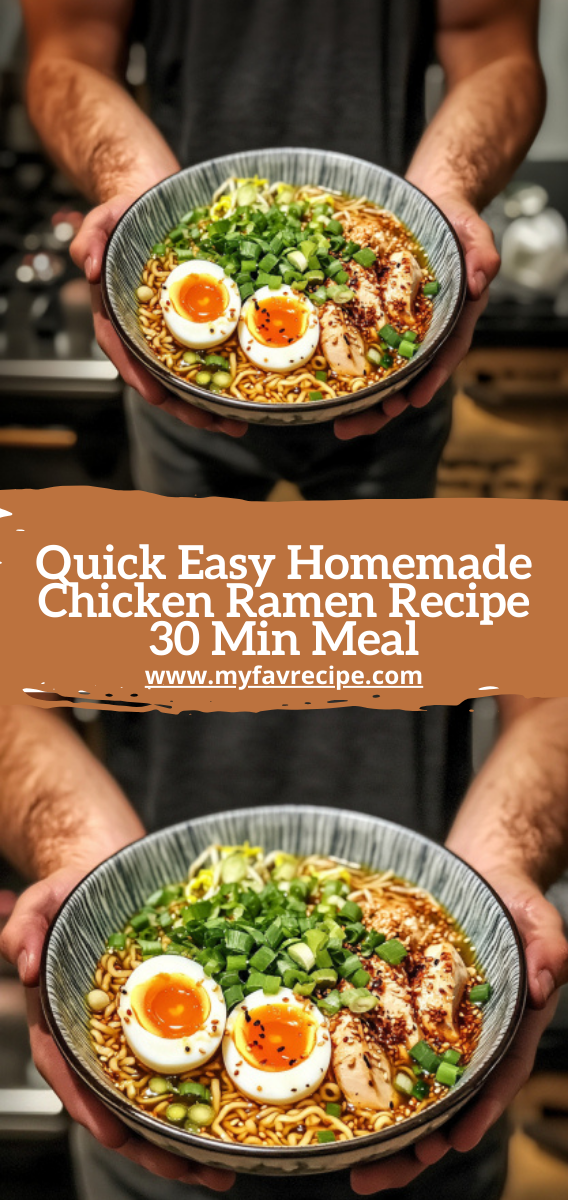 Quick Easy Homemade Chicken Ramen Recipe 30 Min Meal