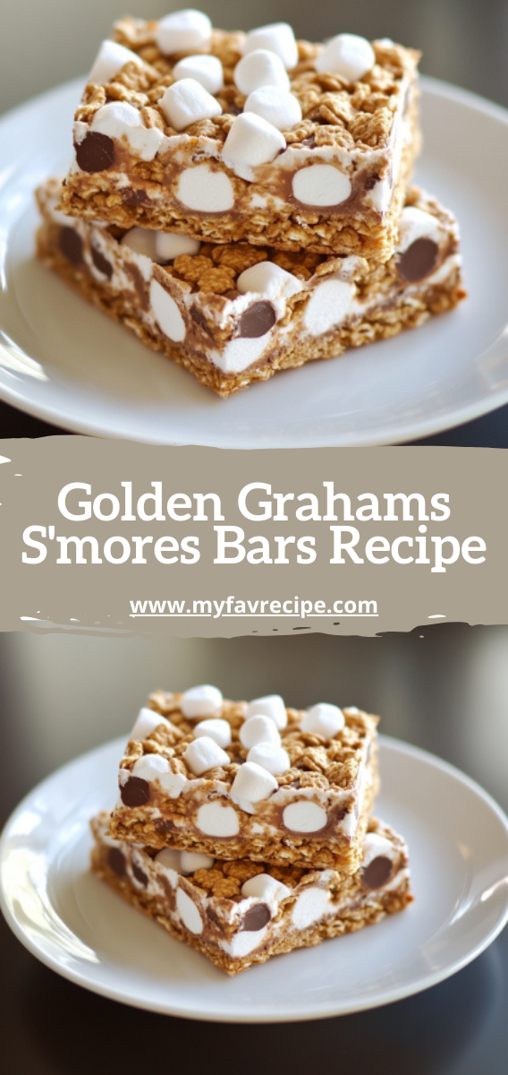 Golden Grahams S\'mores Bars Recipe