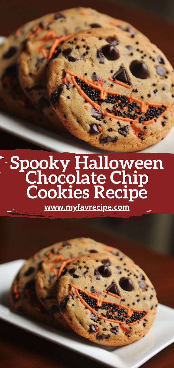 Spooky Halloween Chocolate Chip Cookies Recipe