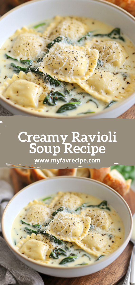 Creamy Ravioli Soup Recipe