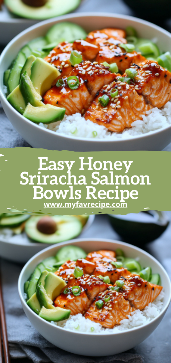 Easy Honey Sriracha Salmon Bowls Recipe