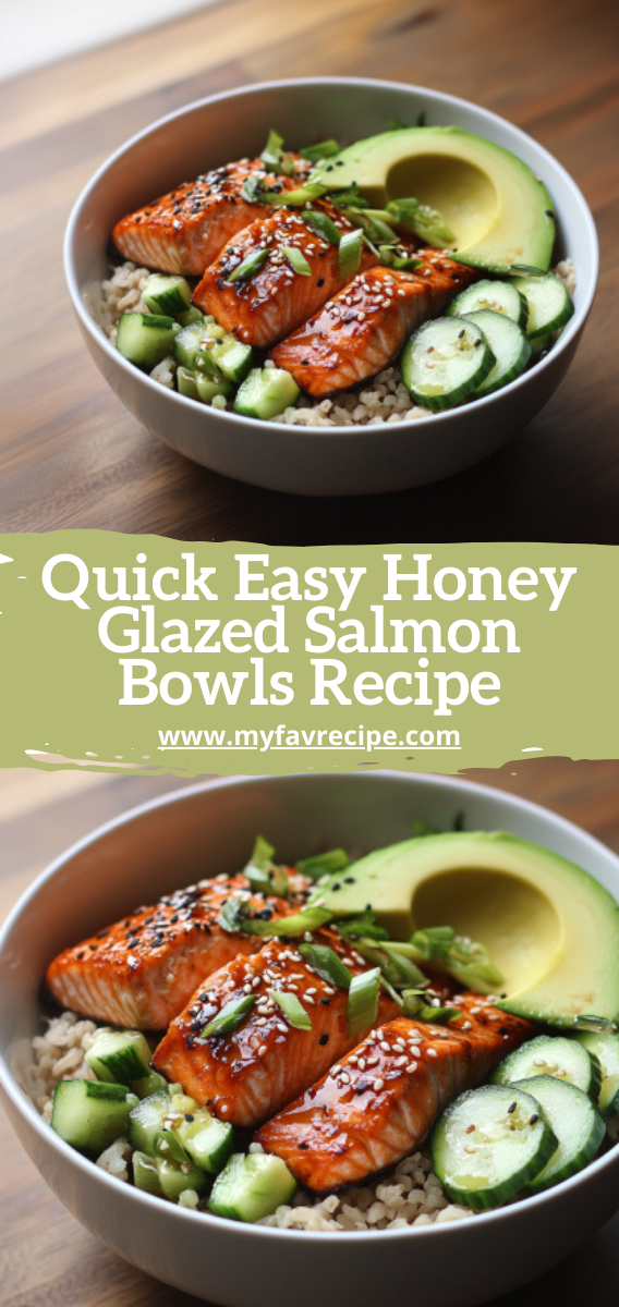 Quick Easy Honey Glazed Salmon Bowls Recipe