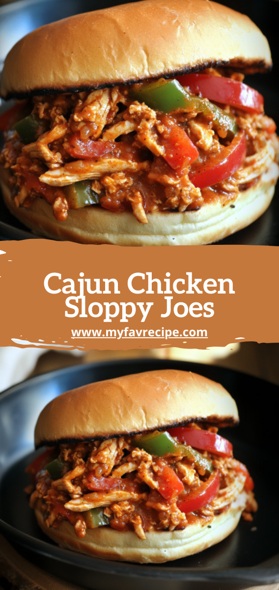 Cajun Chicken Sloppy Joes