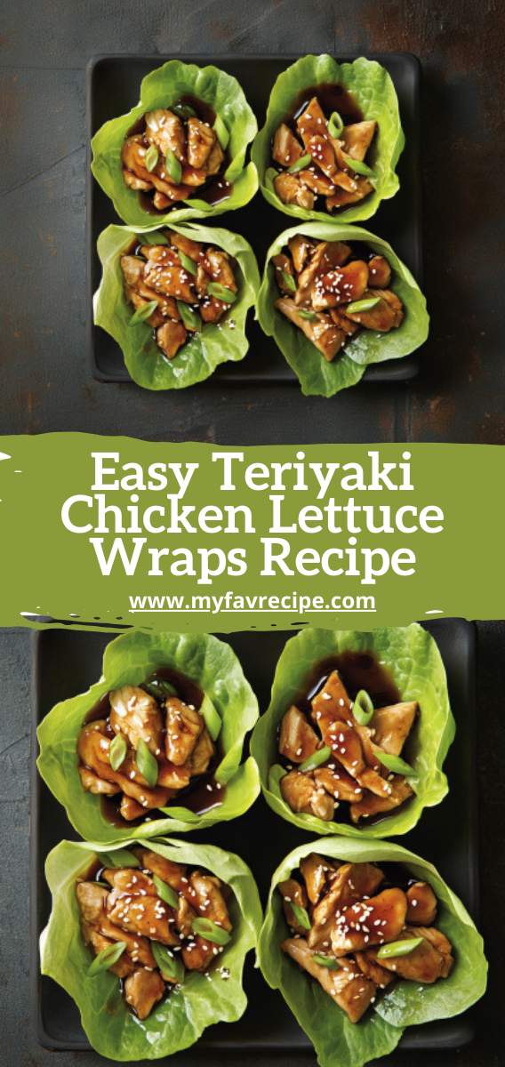 Easy Teriyaki Chicken Lettuce Wraps Recipe