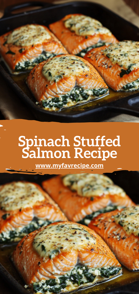 Spinach Stuffed Salmon Recipe