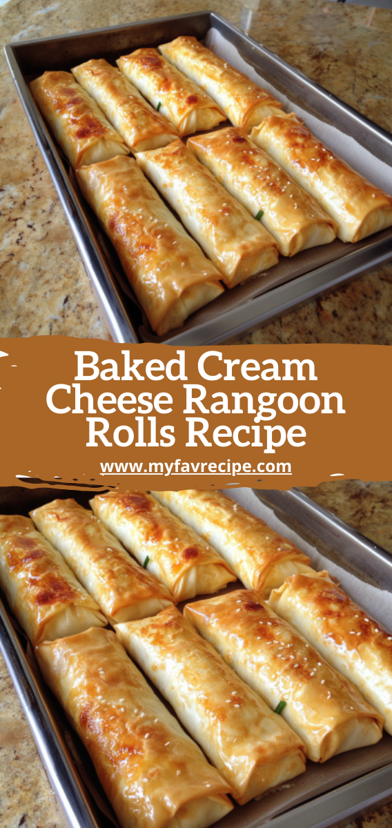 Baked Cream Cheese Rangoon Rolls Recipe