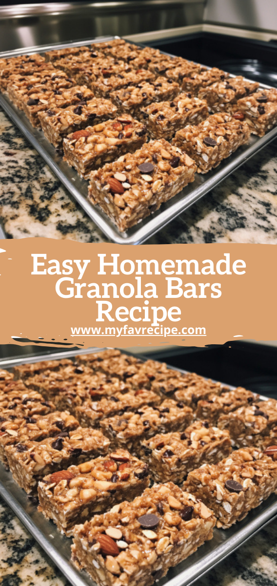 Easy Homemade Granola Bars Recipe