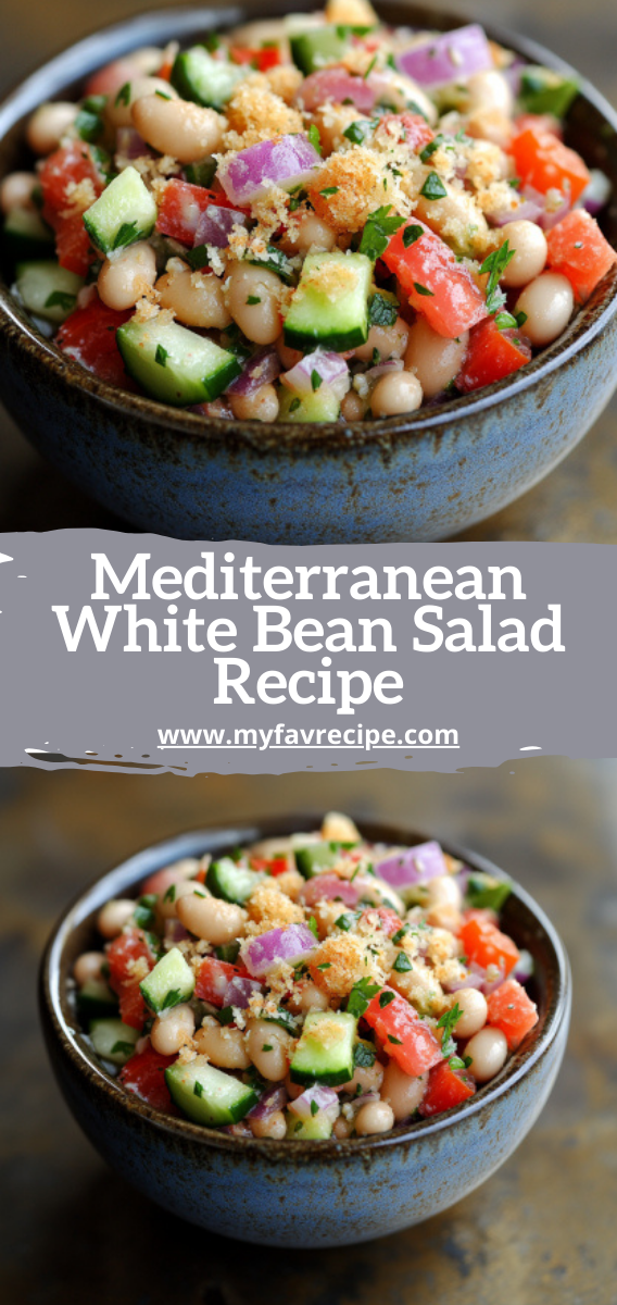 Mediterranean White Bean Salad Recipe