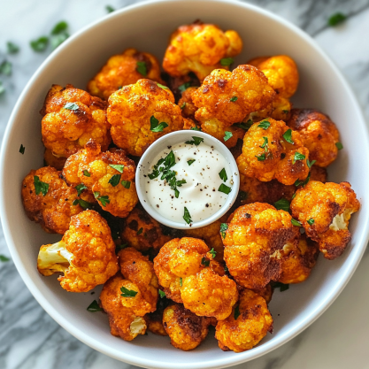 Air Fryer Buffalo Cauliflower Bites Recipe