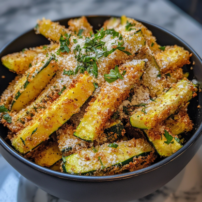 Air Fryer Zucchini Fries with Garlic Aioli Recipe