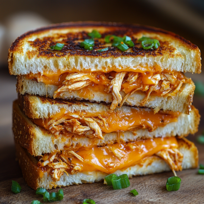 BBQ Chicken Grilled Cheese Recipe