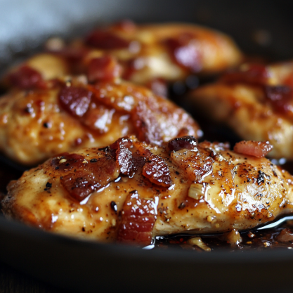 Bacon Brown Sugar Garlic Chicken Recipe