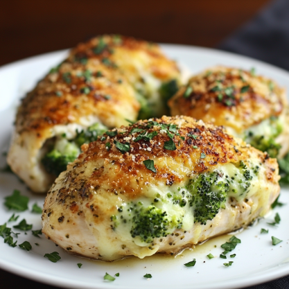 Broccoli Cheese Stuffed Chicken Breast Recipe