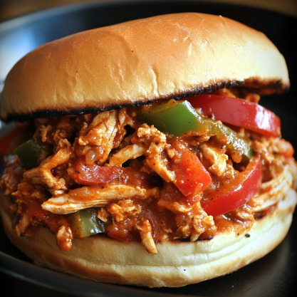 Cajun Chicken Sloppy Joes