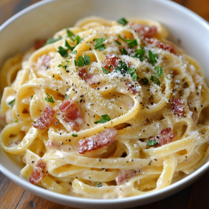 Creamy Bacon Pasta Recipe