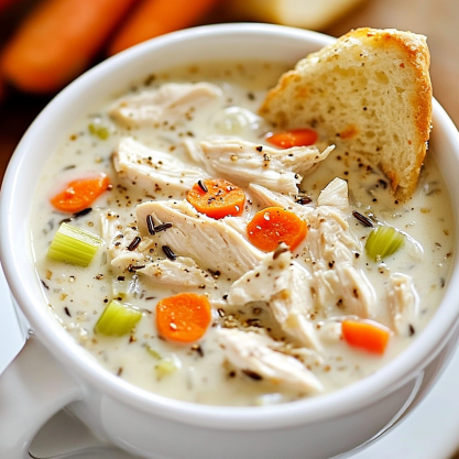 Creamy Chicken and Wild Rice Soup Recipe