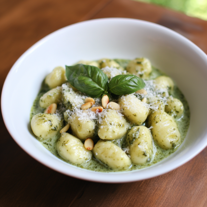 Creamy Pesto Gnocchi Recipe