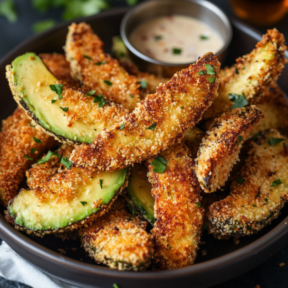 Crispy Air Fryer Avocado Fries Recipe for Snacking