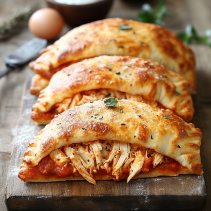 Easy Chicken Parmesan Calzone Recipe