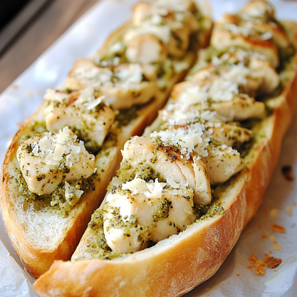 Easy Chicken Pesto Ciabatta Recipe