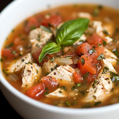 Easy Crock Pot Italian Chicken Soup Recipe for Dinner