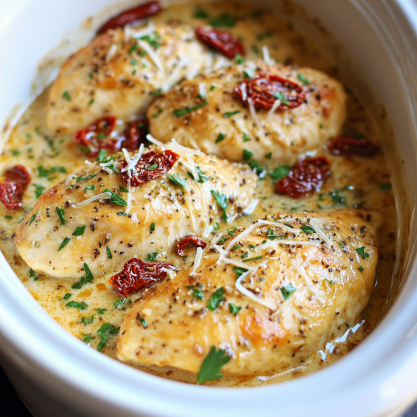 Easy Crockpot Marry Me Chicken Recipe Ready in 6 Hours