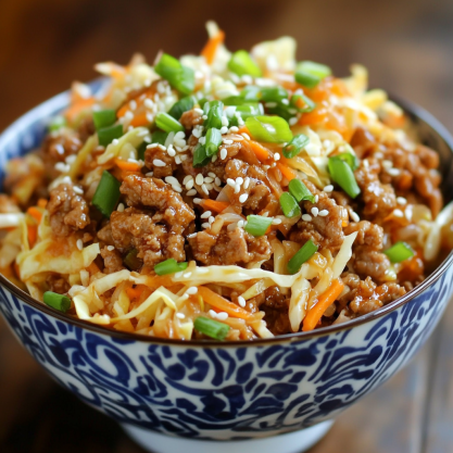 Easy Egg Roll In A Bowl Recipe