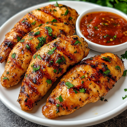 Easy Garlic Butter Chicken Tenders Recipe