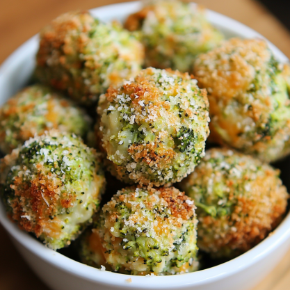 Easy Homemade Broccoli Cheese Balls Recipe