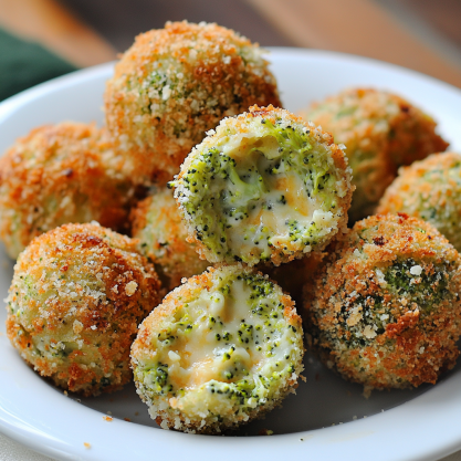 Easy Homemade Broccoli Cheese Balls Recipe