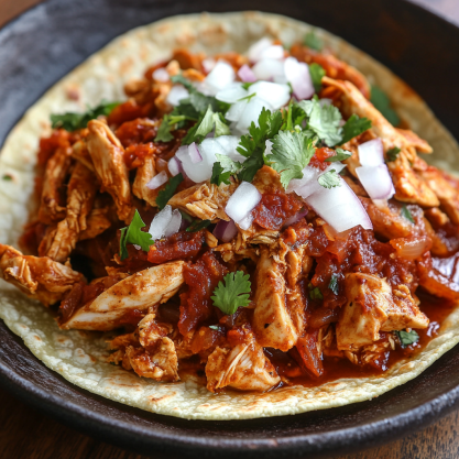 Easy Homemade Chicken Tinga Recipe