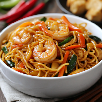 Easy Homemade Lo Mein Noodles Recipe in 20 Minutes