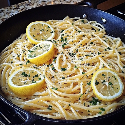 Easy Lemon Garlic Pasta Recipe