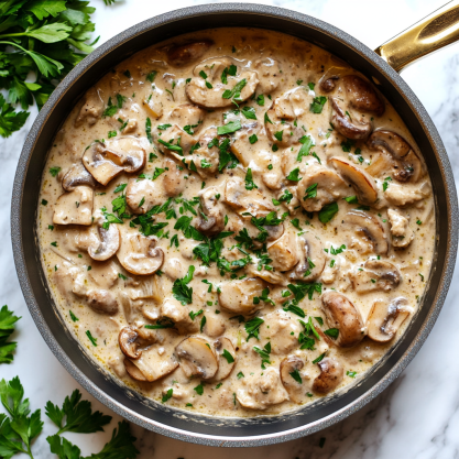 Easy One Pot Turkey Stroganoff Recipe Ready in 30 Min.