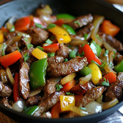 Easy Pepper Steak Stir Fry Recipe