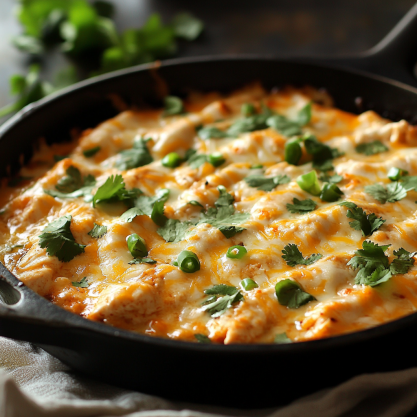 Easy Sour Cream Chicken Enchilada Skillet Recipe