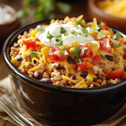 Easy Taco Crock Pot Hashbrown Casserole Recipe