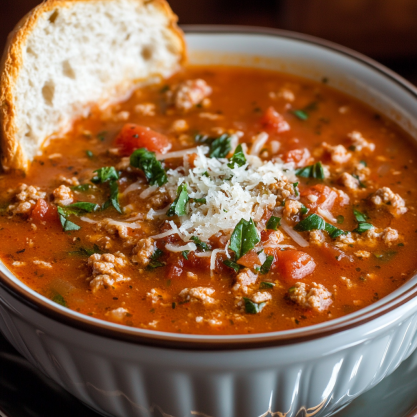 Italian Ground Turkey Soup Recipe