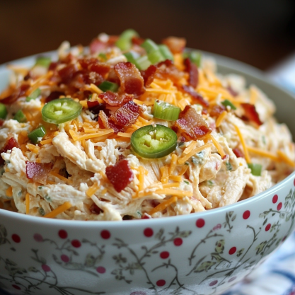 Jalapeno Popper Chicken Salad Recipe