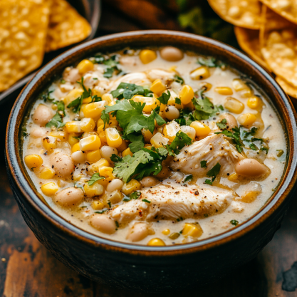 Mexican Street Corn White Chicken Chili Recipe