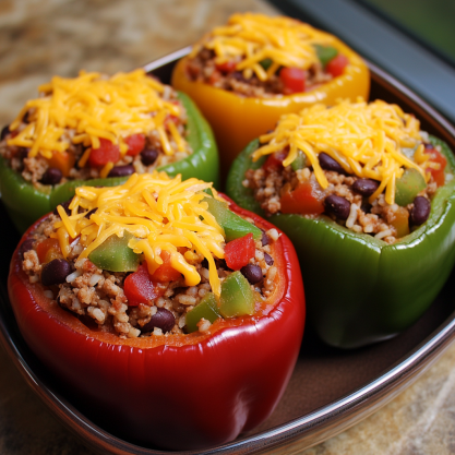 Mexican Style Stuffed Peppers Recipe