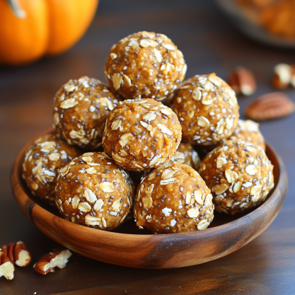 No Bake Pumpkin Balls Recipe