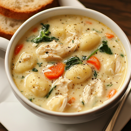 Olive Garden Chicken Gnocchi Soup Recipe