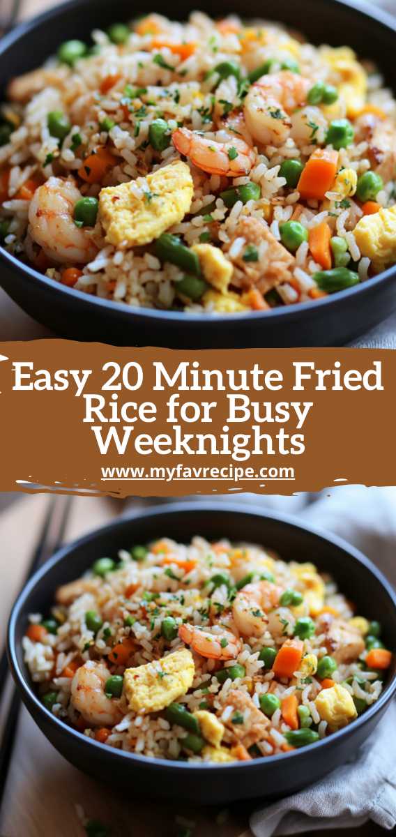 Easy 20 Minute Fried Rice for Busy Weeknights