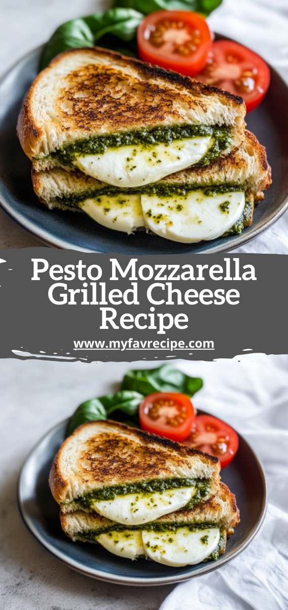 Pesto Mozzarella Grilled Cheese Recipe