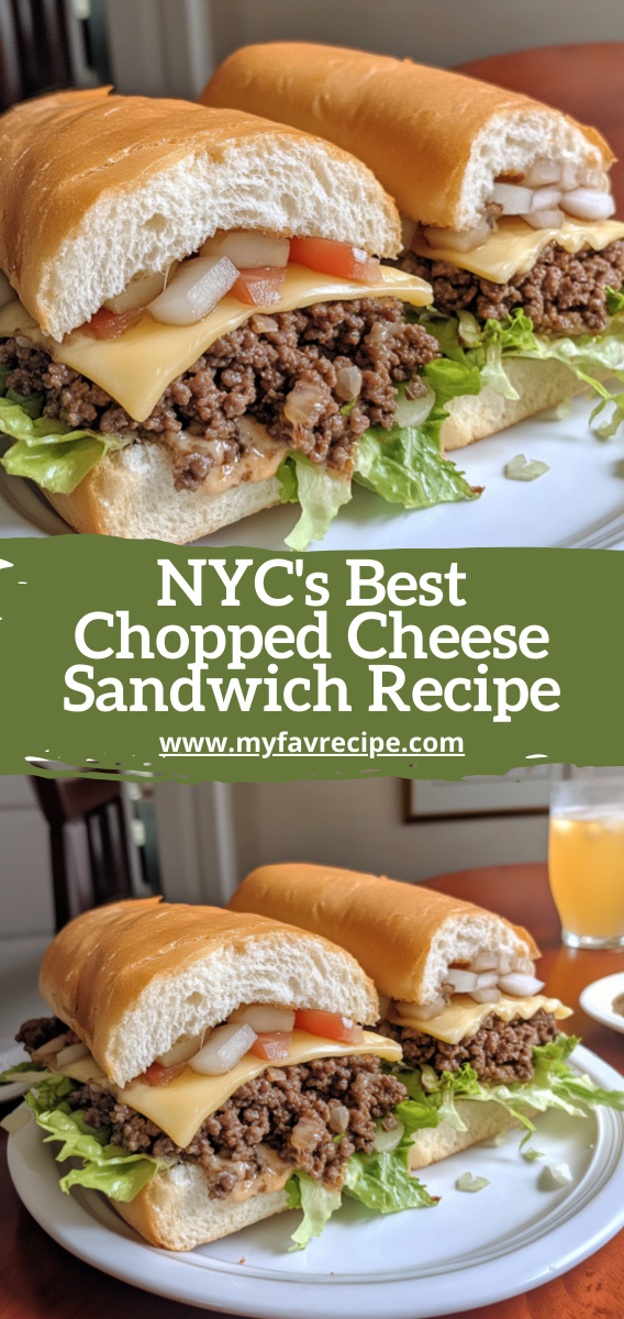 NYC\'s Best Chopped Cheese Sandwich Recipe