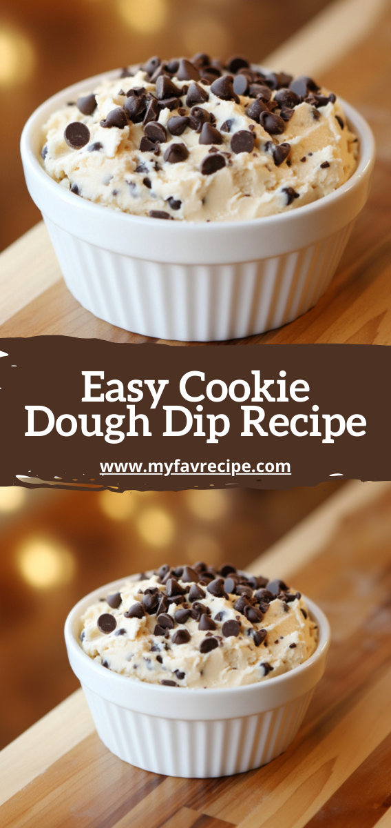 Easy Cookie Dough Dip Recipe