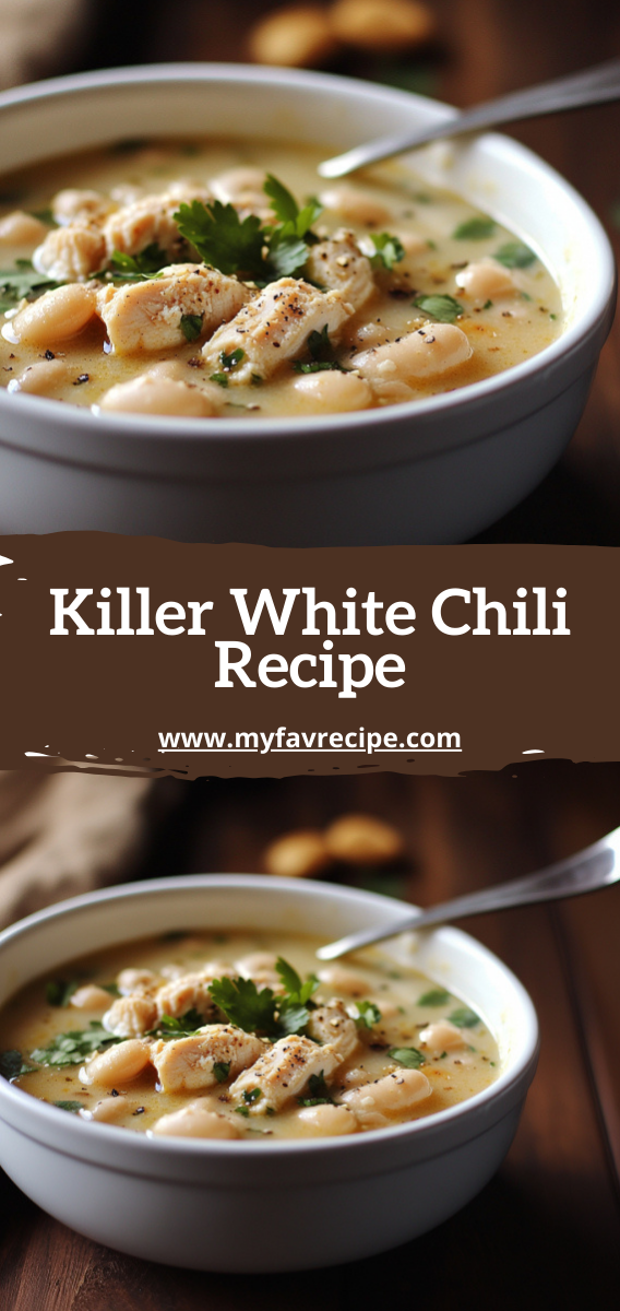 Killer White Chili Recipe